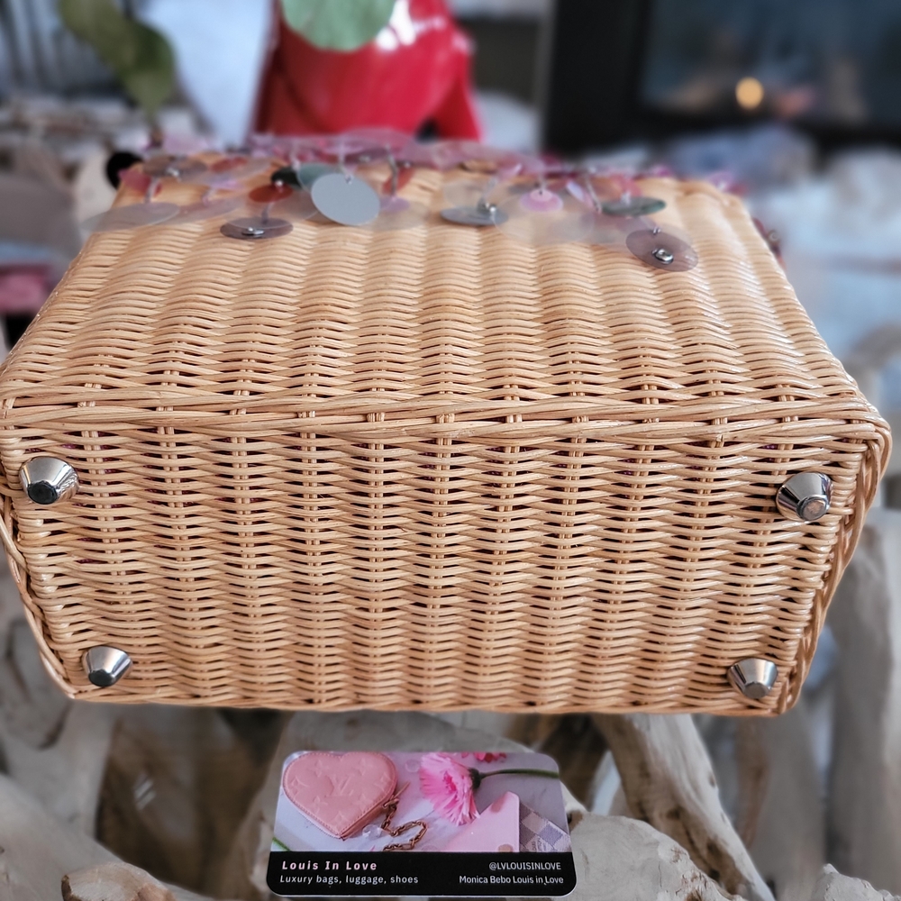 Prada Pink Basket Bag with Sequin Details - Picture 9 of 13